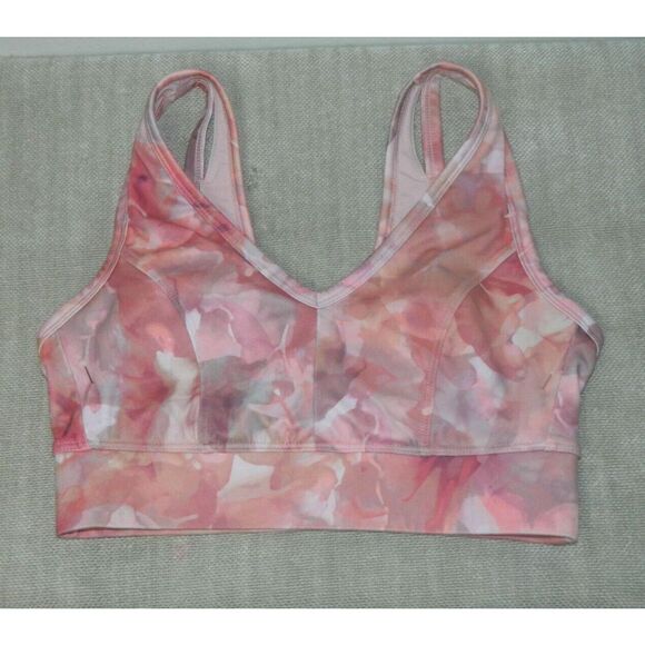 All In Motion Target Sports Bra Size X-Small Pink Watercolor Design‎ - Picture 5 of 5